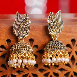Anouk Contemporary Jhumkas Earrings-image-28