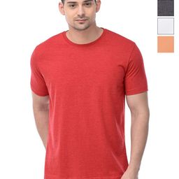COLOR CAPITAL Unisex Pack Of 4 Solid Pure Cotton T-shirts-image-89