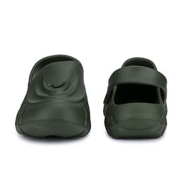 BERSACHE Men Pack Of 2 Self Design Clogs image 2