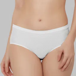 Bella Voste Women Pack Of 2 Cotton Low-Rise Breathable Seamless Period Briefs-50