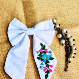 TheYUGO Women Embroidered Fairy Bow Clip-image-30