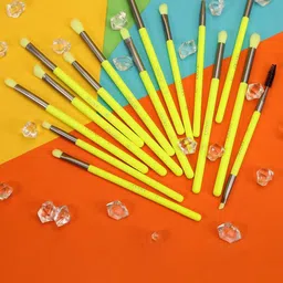 DOCOLOR Set Of 15 Eye Brush Set N1504 - Neon Green-image-5