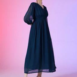 Femvy Women Fit & Flare Maxi Dress-picture-19
