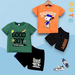 SG-9 Boys Printed T-shirt with Shorts-image-47