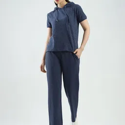 Monte Carlo Self Design T-Shirt With Trousers Co-Ords-image-24