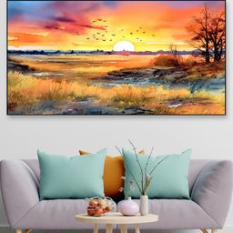 DEKORSTATION Multicoloured Canvas Painting-image-56