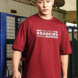 Roadking Men Printed Applique T-shirt-image-36