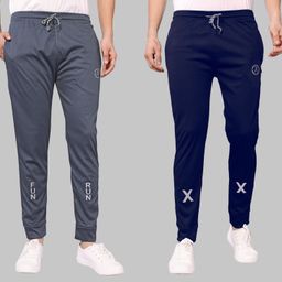 Moda Rapido Men Pack Of 2 Mid-Rise Joggers-picture-16