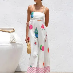 StyleCast Women Conversational Printed Fit & Flare Dress-image-23