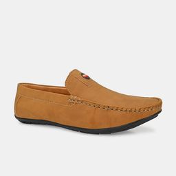 LeatherKraft Men Water Repellent Round Toe Loafers-24
