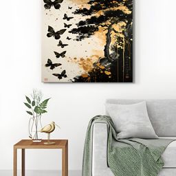 999Store Brown & White 1 Piece Canvas Other Wall Paintings-image-45
