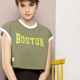 Kook N Keech Women Typography Printed Round Neck Cotton T-shirt-image-26