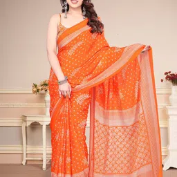 MAGNEITTA Daily Ethnic Motifs Pure Chiffon Saree-picture-41