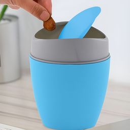 Aura Blue & Grey Mini Swing Lid Bin 1.25L-image-71