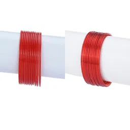 SOMIL Red Alloy Bangle-image-72