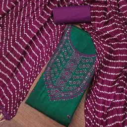 DIVASTRI Embroidered Unstitched Dress Material-picture-41