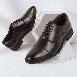 FAUSTO Men Lace-Up Formal Oxfords-image-81