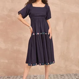 all about you Empire Midi Dress-picture-12