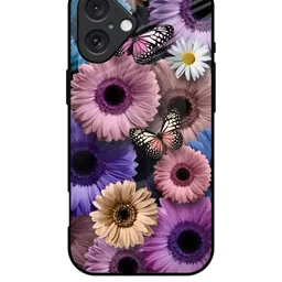 QRIOH Floral Printed iPhone 16 Back Case Mobile Accessories-picture-26