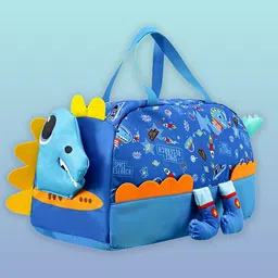 Little Surprise Box LLP Kids 3d Dino Legs Theme Duffel Bag-image-2