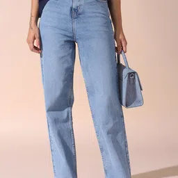 DL Woman Women Straight Fit High-Rise Stretchable Jeans-image-64