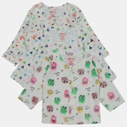 Bodycare Kids Tshirts Front Open Full Sleeves Pack Of 3-Assorted-16