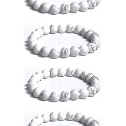 Divine souvenirs Unisex Set Of 4 Artificial Beaded Elasticated Bracelets image 2