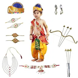 Kaku Fancy dresses Boys Woven Design Ram Costume-image-76