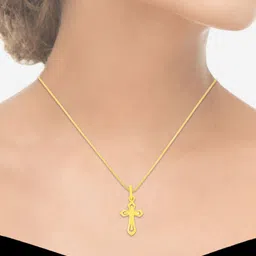 WHP JEWELLERS Heavens Key 22 KT Yellow Gold Pendant For Women.-image-18