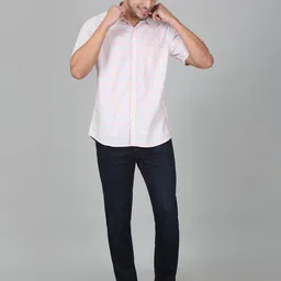 Cantabil Men Original Tartan Checks Opaque Checked Casual Shirt-image-86