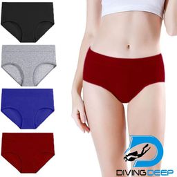 Diving Deep Women Pack of 4 Hipster Briefs-image-120