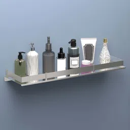 Myntra Elegant Homes Grey Rust-Resistant Stainless Steel Bathroom Wall Shelf-17