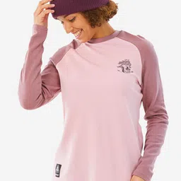 WEDZE By Decathlon Women Ribbed Long Sleeves Thermal Top-image-39