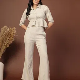 KATLINE Ribbed Shirt & Trousers Co-Ords-picture-25