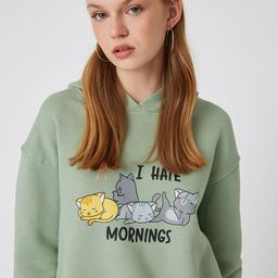 Koton Women Printed Sweatshirt-picture-11