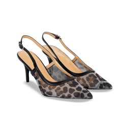 Truffle Collection Printed Stiletto Sandals with Buckles-image-12