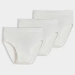 MiArcus Infant Girls Pack Of 3 Cotton Basic Briefs-image-87