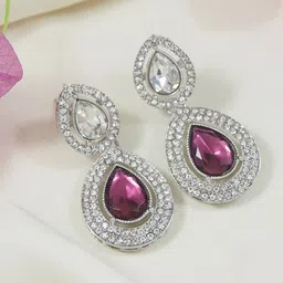 I Jewels Contemporary Drop Earrings-picture-30