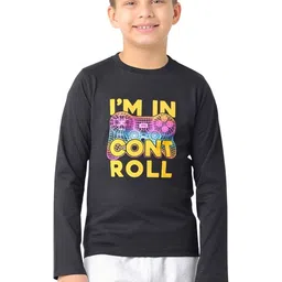 Nuego Boys Printed Bio Finish T-shirt-image-75