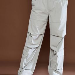 SASSAFRAS Women Loose Fit Pleated Trousers-image-67
