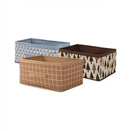 Aura Beige Set of 3 Regular Drawer Organiser Organisers-5