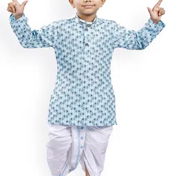 BAESD Boys Printed Regular Kurti with Dhoti Pants-88