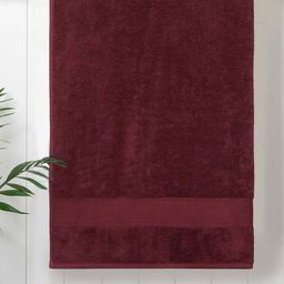 MYTRIDENT Urban Comfort Wine Red Cotton 450 GSM Bath Towel-50