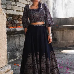 OKHAI Printed Pure Cotton Flared Maxi Skirts-picture-17