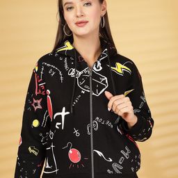 Juelle Women Printed Hooded Sweatshirt-picture-34