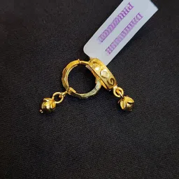 Anshenterpris Gold-Plated Circular Hoop Earrings-31