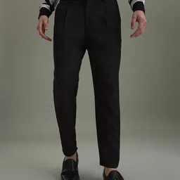 Banana Club Men Relaxed Pleated Trousers-image-91
