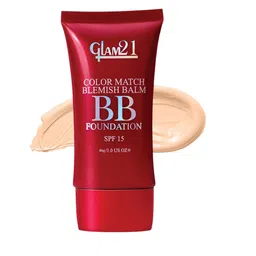 GLAM21 Set Of 2 Little One 4-In-1 Eyeshadow Palette-Pool Party & BB Foundation- Honey Drop image 2
