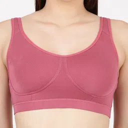 BLOSSOM Full Coverage Slip on Non Wired Removable Lightly Padded Bra image 4