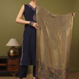 Kala Maison Women Ethnic Motifs Woven Design Shawl-picture-18
